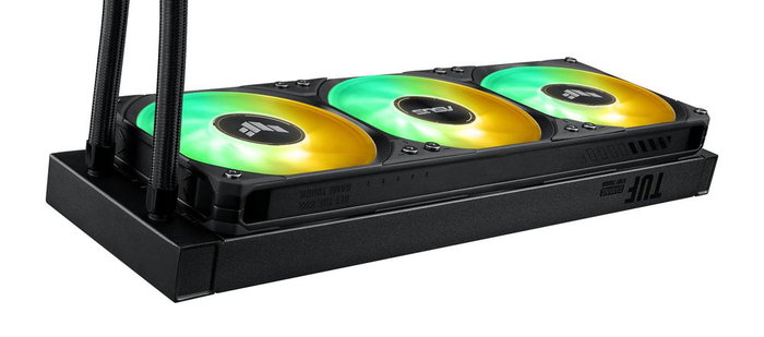 ASUS TUF Gaming LC III 360 ARGB LCD - Kit de Refrigeración Líquida AIO con Pantalla LCD y Radiador de 360 mm, 3 Ventiladores ARGB, Compatible con Intel y AMD