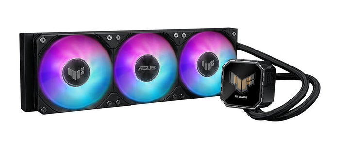 ASUS TUF Gaming LC III 360 ARGB LCD - Kit de Refrigeración Líquida AIO con Pantalla LCD y Radiador de 360 mm, 3 Ventiladores ARGB, Compatible con Intel y AMD