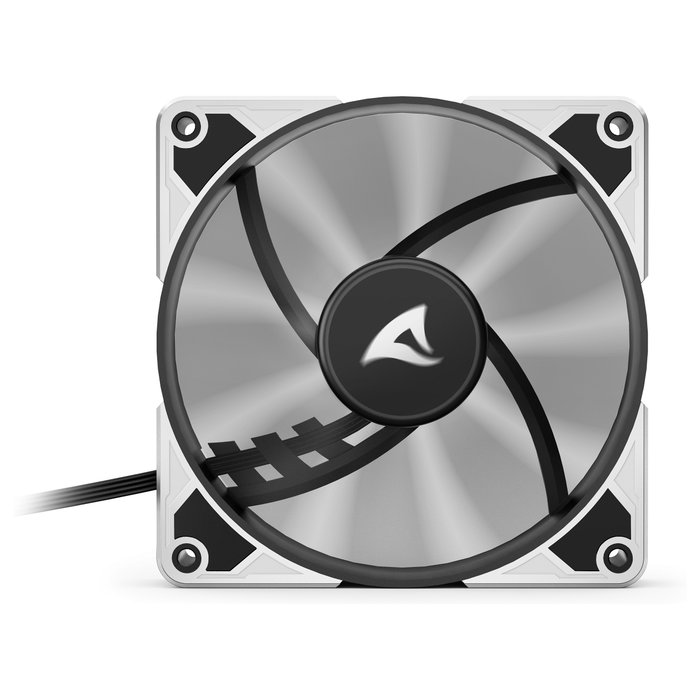 Sharkoon SilentStorm BW120 PWM Ventilador 12 cm 450-1400 RPM 89.06 m³/h Negro Azul