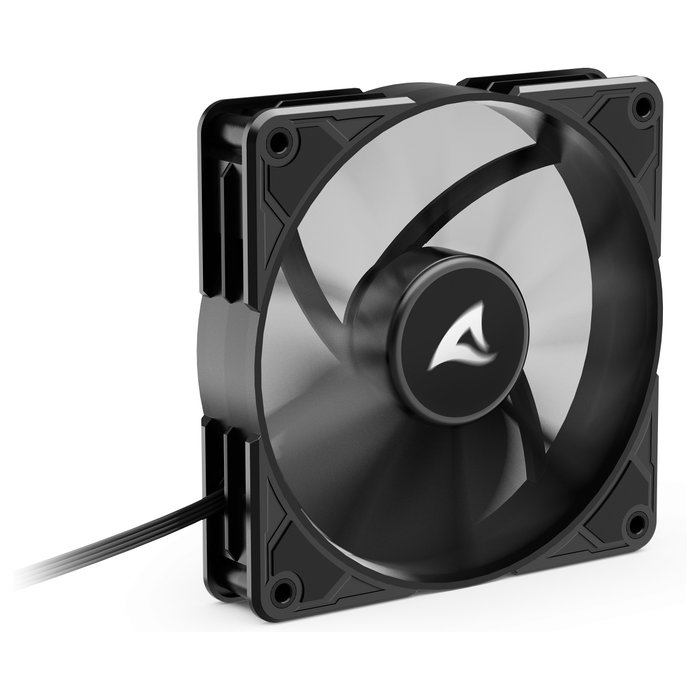Sharkoon SilentStorm BW120 PWM Ventilador 12 cm 450-1400 RPM 89.06 m³/h Negro Azul