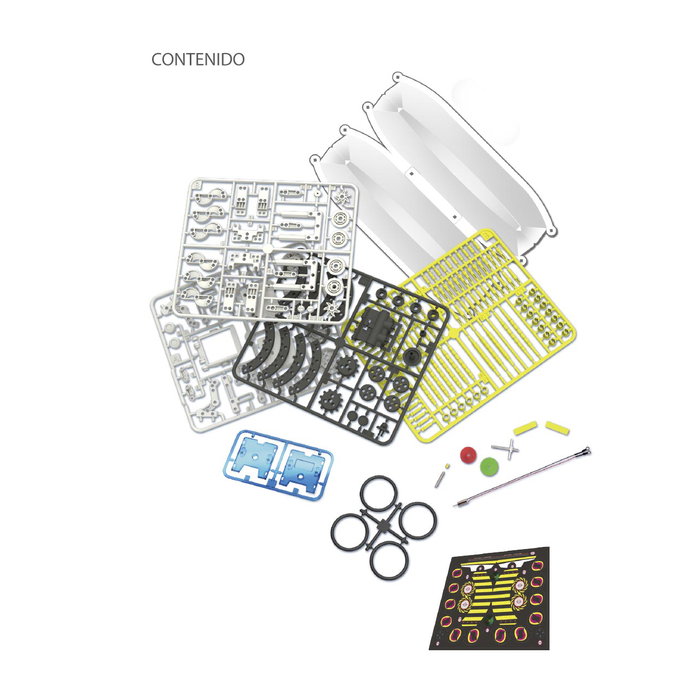 Deqube Kit 14 En 1 Construcciones Energía Solar Robot para Niños +8 Años