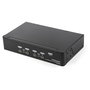 StarTech.com KVM Switch de 4 Puertos DisplayPort 1.2 para 4 Computadoras, 4K a 60Hz, USB 2.0 con Audio, TAA, 3840 x 2160 Píxeles, Montaje Rack 1U