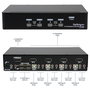 StarTech.com KVM Switch de 4 Puertos DisplayPort 1.2 para 4 Computadoras, 4K a 60Hz, USB 2.0 con Audio, TAA, 3840 x 2160 Píxeles, Montaje Rack 1U