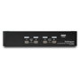 StarTech.com KVM Switch de 4 Puertos DisplayPort 1.2 para 4 Computadoras, 4K a 60Hz, USB 2.0 con Audio, TAA, 3840 x 2160 Píxeles, Montaje Rack 1U