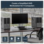 StarTech.com KVM Switch de 4 Puertos DisplayPort 1.2 para 4 Computadoras, 4K a 60Hz, USB 2.0 con Audio, TAA, 3840 x 2160 Píxeles, Montaje Rack 1U