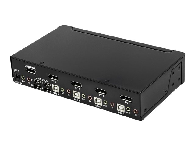 StarTech.com SV431DPUA2 Switch KVM 4 Puertos DisplayPort 4K 60Hz Hembra