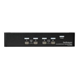 StarTech.com Conmutador KVM de 4 Puertos DisplayPort con Audio | Soporte 4K 60Hz | Control 4 Ordenadores | SV431DPUA2