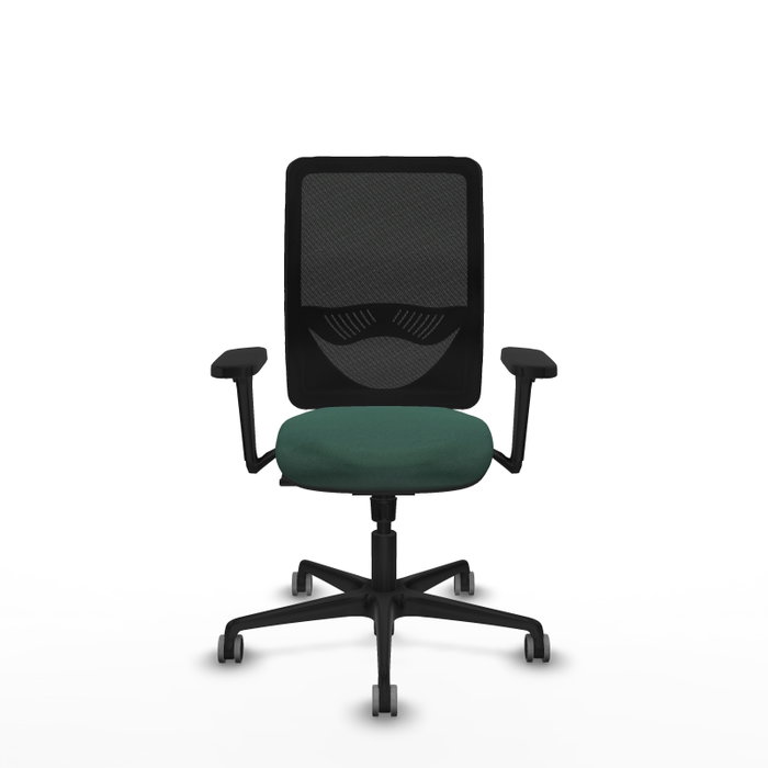 PIQUERAS Y CRESPO Silla de oficina Zulema con mecanismo Sincro, Verde botella y Negro PIQUERAS Y CRESPO Silla de oficina Zulema con mecanismo Sincro, Verde botella y Negro