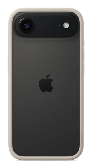 Apple MH044ZM/A Funda Bumper para iPhone Air 6.5" - Bronceado - Policarbonato - Delgada y Ligera con Protección en los Bordes y Correa Crossbody