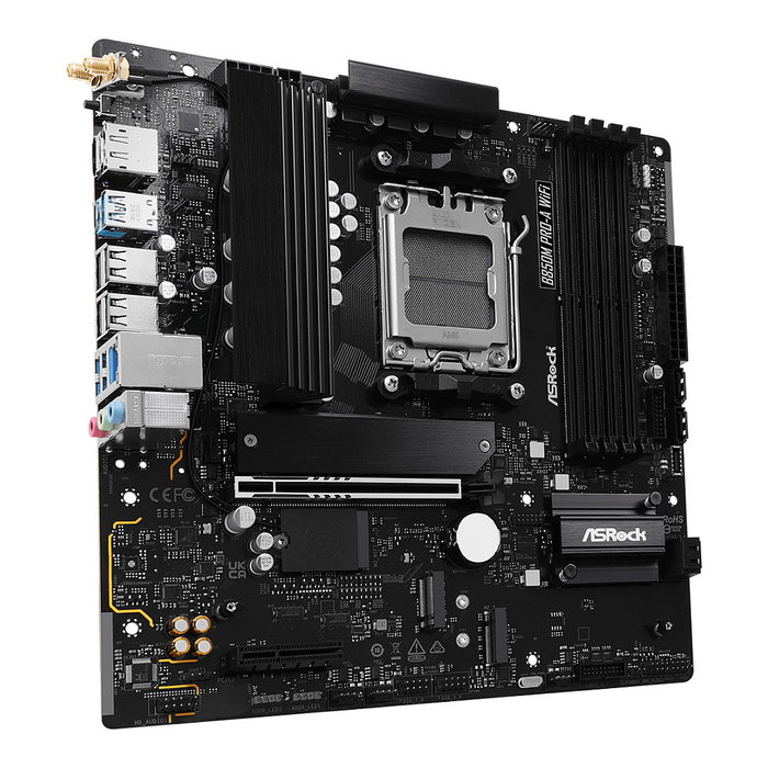 ASRock B850M Pro A WiFi Placa Base AM5 DDR5 WiFi 6E Bluetooth 5.2 Micro ATX