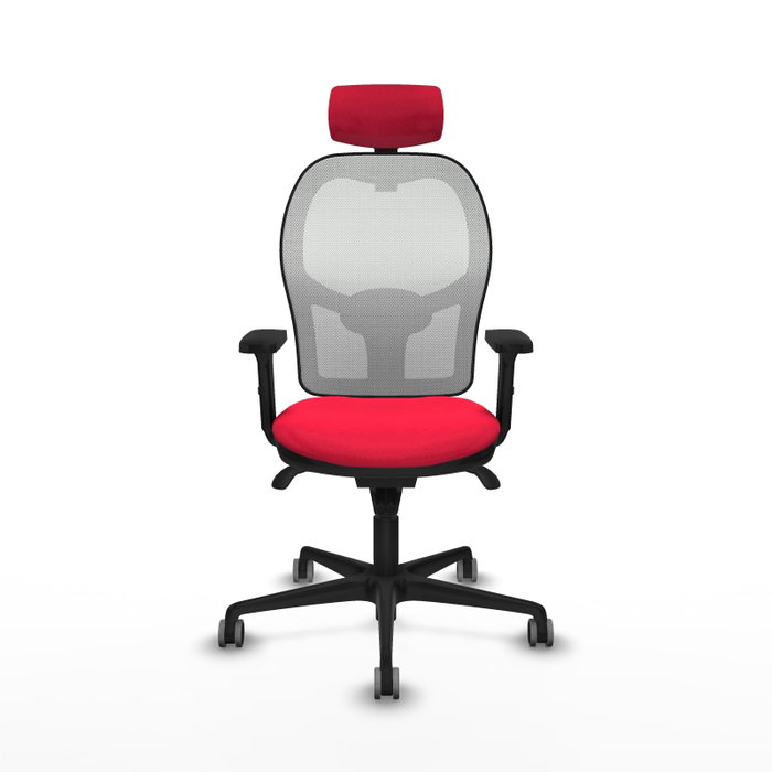 PIQUERAS Y CRESPO Silla de oficina Jorquera Rojo/Blanco PIQUERAS Y CRESPO Silla de oficina Jorquera Rojo/Blanco