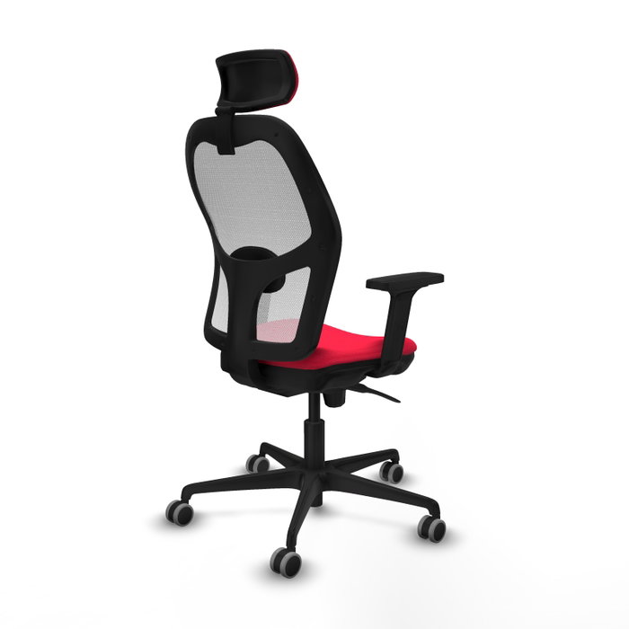 PIQUERAS Y CRESPO Silla de oficina Jorquera Rojo/Blanco PIQUERAS Y CRESPO Silla de oficina Jorquera Rojo/Blanco