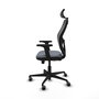 PIQUERAS Y CRESPO Silla de oficina Jorquera con mecanismo Sincro/Traslack Gris y Negro