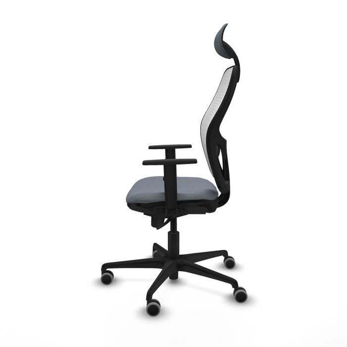 PIQUERAS Y CRESPO Silla de oficina Jorquera Sincro Gris y Blanca