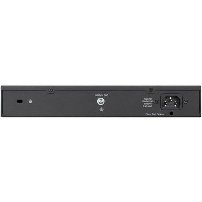 D-Link Switch Gestionado de 24 Puertos 10/100 con 12 Puertos PoE Gigabit Ethernet