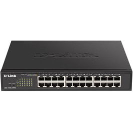D-Link Switch Gestionado de 24 Puertos 10/100 con 12 Puertos PoE Gigabit Ethernet