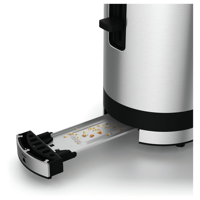 WMF 04.1412.0011 Tostadora de ranura larga de acero inoxidable para 2 rebanadas