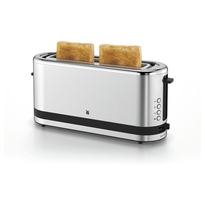 WMF 04.1412.0011 Tostadora de ranura larga de acero inoxidable para 2 rebanadas