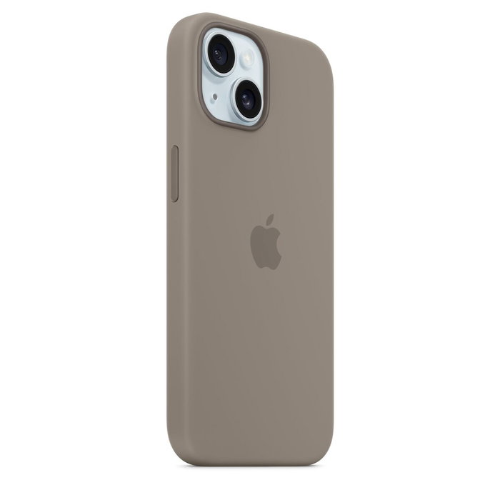 Apple Funda iPhone 15 Silicone Case with MagSafe - Clay Apple Funda iPhone 15 Silicone Case with MagSafe - Clay