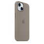 Apple Funda iPhone 15 Silicone Case with MagSafe - Clay