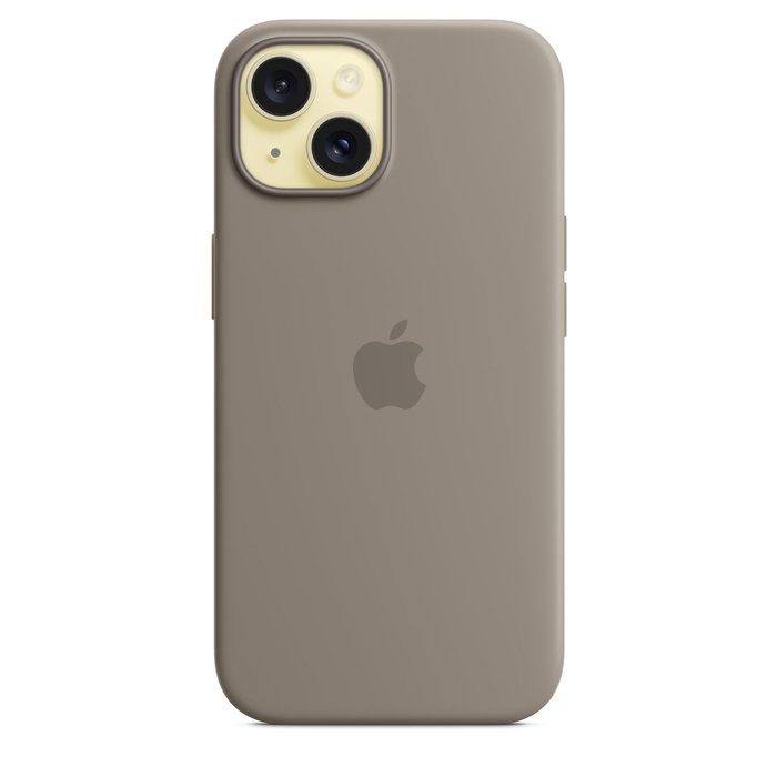 Apple Funda iPhone 15 Silicone Case with MagSafe - Clay Apple Funda iPhone 15 Silicone Case with MagSafe - Clay
