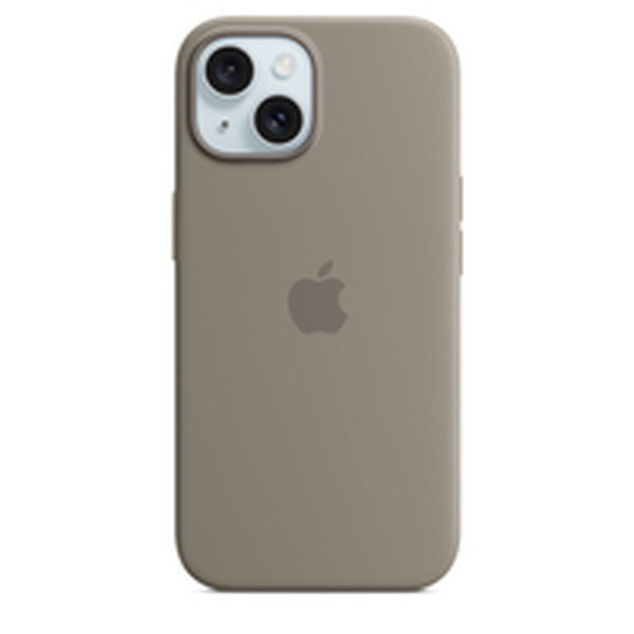 Apple Funda iPhone 15 Silicone Case with MagSafe - Clay Apple Funda iPhone 15 Silicone Case with MagSafe - Clay
