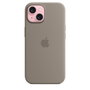 Apple Funda iPhone 15 Silicone Case with MagSafe - Clay