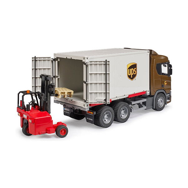 BRUDER SCANIA Super 560R UPS Logistics Truck Camión a Escala 1:16, ABS Multicolor, 3 Años BRUDER SCANIA Super 560R UPS Logistics Truck Camión a Escala 1:16, ABS Multicolor, 3 Años