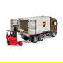 BRUDER SCANIA Super 560R UPS Logistics Truck Camión a Escala 1:16, ABS Multicolor, 3 Años