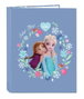 Safta Carpeta folio 4 anillas mixtas Frozen 26,5x33x4 cm