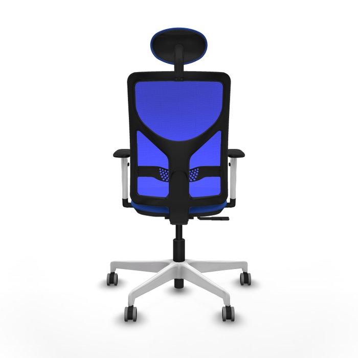 PIQUERAS Y CRESPO Silla de oficina Motilla con mecanismo Sincro y cabecero fijo Azul PIQUERAS Y CRESPO Silla de oficina Motilla con mecanismo Sincro y cabecero fijo Azul