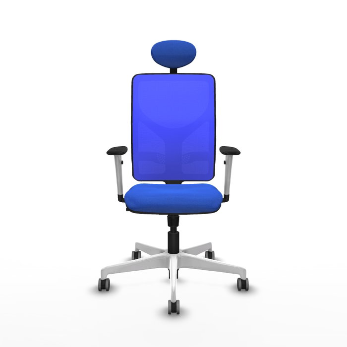 PIQUERAS Y CRESPO Silla de oficina Motilla con mecanismo Sincro y cabecero fijo Azul PIQUERAS Y CRESPO Silla de oficina Motilla con mecanismo Sincro y cabecero fijo Azul