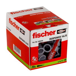 Fischer Taco Duopower Ø14 x 70 mm Caja 20 uds