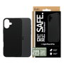 PanzerGlass SAFE TPU Case Black Funda iPhone 16 Plus Negro Resistente Golpes Rayones