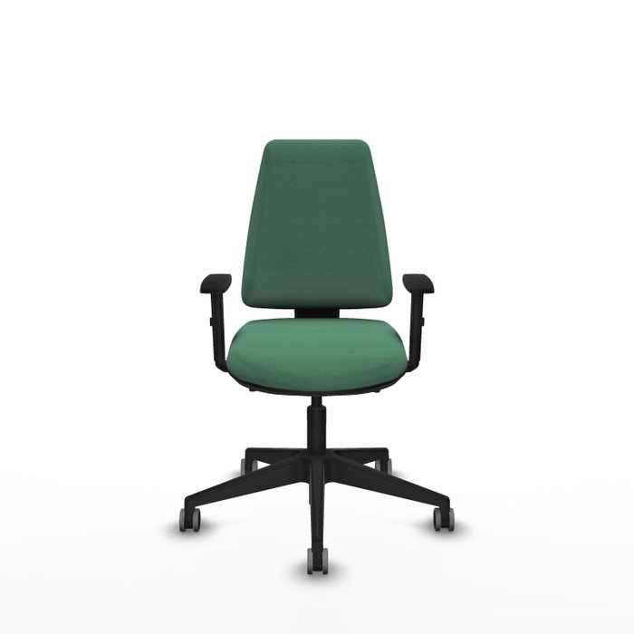 PIQUERAS Y CRESPO Silla de oficina Elche Verde esmeralda con mecanismo Asincro PIQUERAS Y CRESPO Silla de oficina Elche Verde esmeralda con mecanismo Asincro