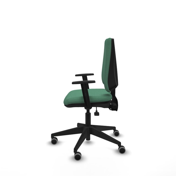 PIQUERAS Y CRESPO Silla de oficina Elche Verde esmeralda con mecanismo Asincro PIQUERAS Y CRESPO Silla de oficina Elche Verde esmeralda con mecanismo Asincro