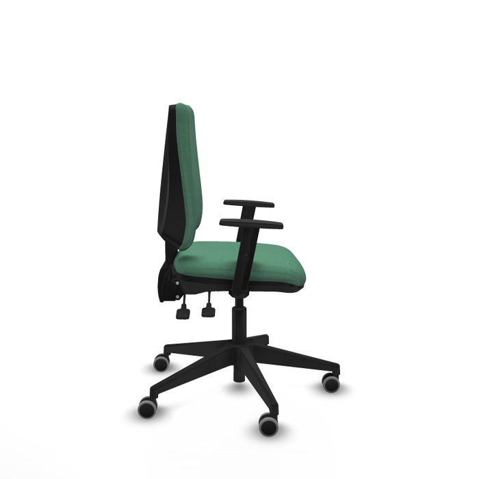 PIQUERAS Y CRESPO Silla de oficina Elche Verde esmeralda con mecanismo Asincro PIQUERAS Y CRESPO Silla de oficina Elche Verde esmeralda con mecanismo Asincro