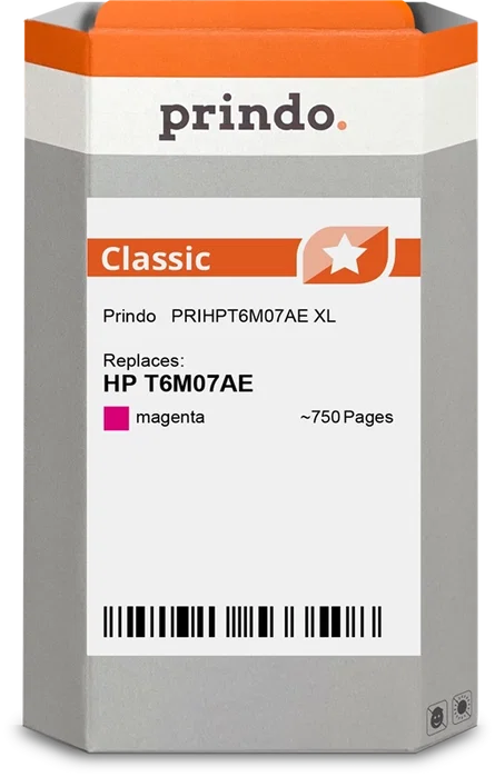 Prindo Classic XL Cartucho de Tinta Magenta compatible con HP 903 XL Prindo Classic XL Cartucho de Tinta Magenta compatible con HP 903 XL