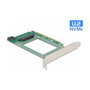 DeLOCK Tarjeta PCI Express x16 a 1 x U.2 NVMe SFF-8639 Interna, PCIe 4.0, Soporte TRIM, Verde, para PC, Compatible con Windows 10/11 y Server 2019