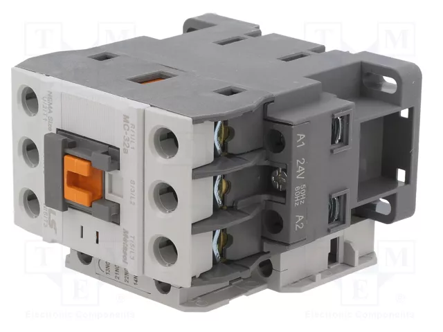 LS ELECTRIC Contactor METASOL MC-32A 24VAC 3-polar
