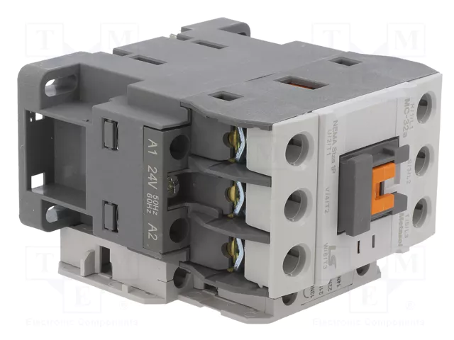 LS ELECTRIC Contactor METASOL MC-32A 24VAC 3-polar