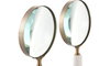 DKD Home Decor Lupa de Mano de Aluminio Aumento x3 Surtido