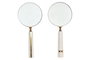 DKD Home Decor Lupa de Mano de Aluminio Aumento x3 Surtido