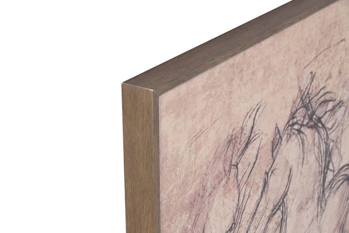 DKD Home Decor Cuadro de Lienzo Caballos Pintado a Mano 140x100x4 cm