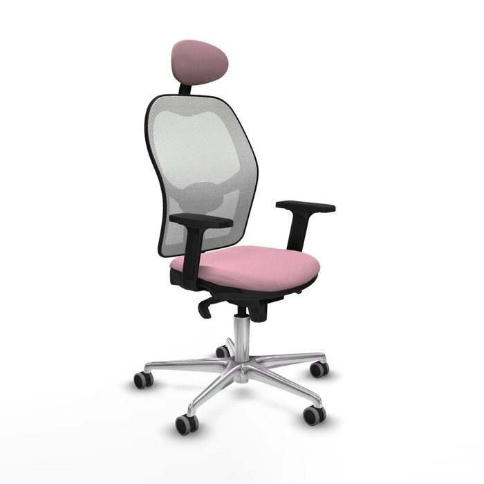 PIQUERAS Y CRESPO Silla de oficina Jorquera Rosa y Blanco PIQUERAS Y CRESPO Silla de oficina Jorquera Rosa y Blanco
