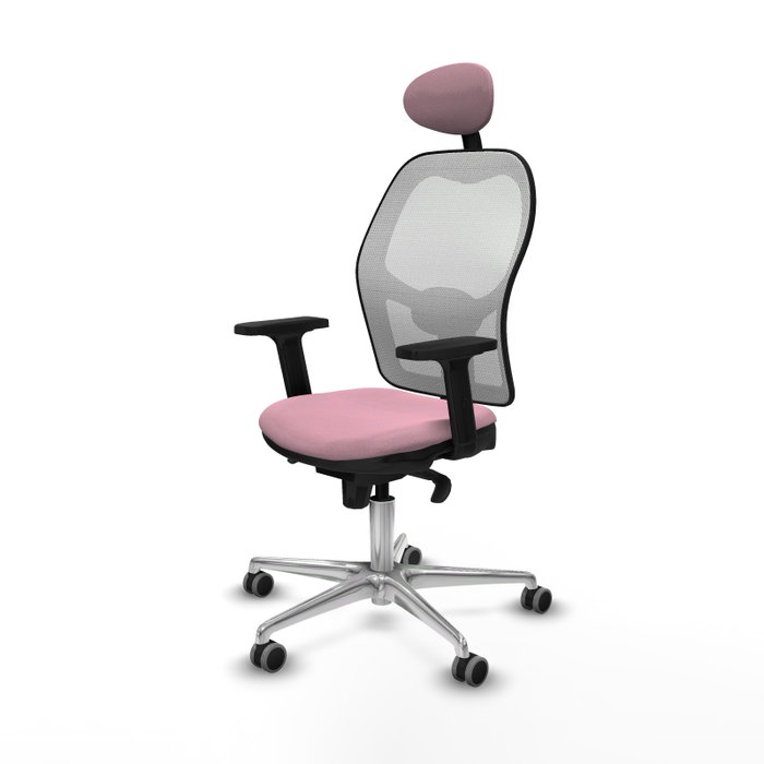 PIQUERAS Y CRESPO Silla de oficina Jorquera Rosa y Blanco PIQUERAS Y CRESPO Silla de oficina Jorquera Rosa y Blanco