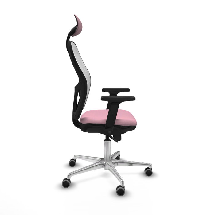 PIQUERAS Y CRESPO Silla de oficina Jorquera Rosa y Blanco PIQUERAS Y CRESPO Silla de oficina Jorquera Rosa y Blanco