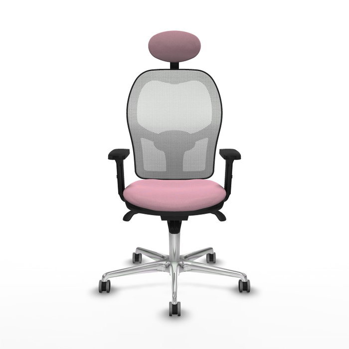 PIQUERAS Y CRESPO Silla de oficina Jorquera Rosa y Blanco PIQUERAS Y CRESPO Silla de oficina Jorquera Rosa y Blanco