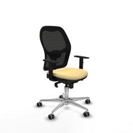 PIQUERAS Y CRESPO Silla de oficina Jorquera Sincro Crema y Negro