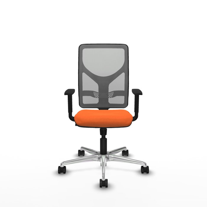 PIQUERAS Y CRESPO Silla de oficina Motilla con mecanismo Sincro, Naranja y Gris PIQUERAS Y CRESPO Silla de oficina Motilla con mecanismo Sincro, Naranja y Gris